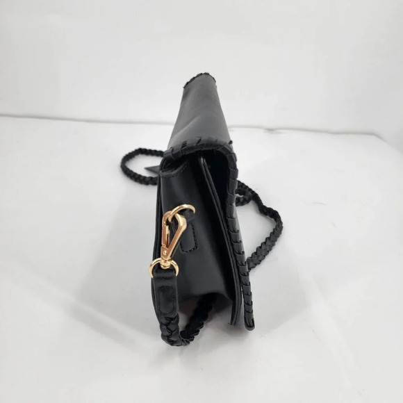 Moda Luxe Whip Stitch‎ Faux Leather Medium Cross Body NWT - Picture 3 of 9